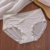 Ropa interior de seda de hielo para embarazadas, fina, transpirable, sin marcas, de cintura baja, con soporte abdominal, tallas grandes, para embarazo temprano, medio y tardío, de algodón puro, con entrepierna antibacteriana.
