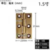 Bisagras de Bisagra de Latón Puro Bisagras Pequeñas Puertas de Madera Puertas de Gabinete Antiguas Pantallas Bronce Dorado Antiguo Colección de Bisagras de Cobre Chino