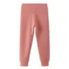 Pantalones Mágicos Escolares de Invierno para Niñas, Pantalones de Algodón Gruesos con Felpa, Pantalones Cálidos de Cintura Alta de Lana de Cordero, Pantalones de Capa Base para Niños
