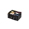 Caja de Almacenamiento para Maletero de Coche Caja de Almacenamiento para Vehículo Contenedor de Almacenamiento Suministros para el Interior del Coche Caja Trasera Zapatero Taburete Plegable de Almacenamiento