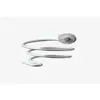 Estante de Aluminio Espacial para Secador de Pelo Portacepillos de Dientes Estante de Almacenamiento para Baño Inodoro con Ganchos Estante Secador de Pelo Sólido