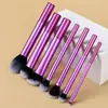 Corrector y Polvo Suelto de Larga Duración, Set de 7 Brochas de Maquillaje, Colorido, Incluye 12 Brochas para Rubor y Sombras de Ojos, Modelo Transfronterizo de Temu