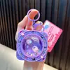 Llavero de Pac-Man de animal de dibujos animados, lindo juguete de capibara, colgante para mochila de estudiante, pequeña mercancía para puestos