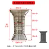 Molde para Maceta de Flor de Acero y Plástico ABS Engrosado, Molde de Cemento para Barandillas de Balcón, Molde de Columna Cuadrada, Molde de Columna Romana para Proyectos de Ingeniería