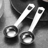 Colher Medidora de 20ml de Aço Inoxidável 304 Cuidadosamente Selecionada para Grãos de Café, Pó de Tempero, Leite em Pó e Ferramentas de Confeitaria
