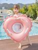 Anillo de natación coreano de estilo ins para pareja, anillo de asiento de amor con asa para niños, anillo de natación, anillo de asiento infantil, anillo de axila para bebé