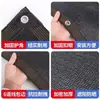 Malla para Sombrear con Malla Encriptada y Engrosada para Patio Exterior, Tela de Sombra Negra para Protección Solar y Aislamiento Térmico, Nueva Malla para Sombrear y Protección Solar Transfronteriza