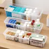 Caja de Almacenamiento para Clasificación de Medicamentos, Caja de Almacenamiento con Compartimento Integrado Tipo Cajón Retráctil, Caja Organizadora Rectangular, Artefacto de Transformación