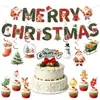 Adornos de Panal Temáticos Navideños Transfronterizos Set de Suministros para Fiesta Decoración de Mesa de Papá Noel Soporte de Exhibición de Panal