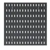 Tablero perforado de almacenamiento para sala de e-sports, pared negra, mesa para computadora de escritorio, almacenamiento en pared de dormitorio, colgador de tablero perforado para exhibición