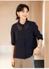 Camisa Inspirada en el Diseño Yun 2026 Nuevo Estilo Otoño para Mujeres de Mediana Edad Top de Alta Gama Chaqueta de Otoño para Madres Ropa para Mujeres