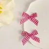 Em Estoque Fita Escocesa de 6mm com Laço Laço de Fita Xadrez de 10mm Acessórios para Lingerie Papelaria Acessórios para Roupas