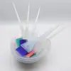 Set de Herramientas con Tazón y Brocha para Teñir el Cabello Barbería Tazón para Hornear Peine de Doble Cara para Teñir el Cabello Brocha para Teñir el Cabello Cepillo Suave para el Cabello