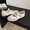Zapatillas Mary Jane para Mujer, Retro Versátiles de Suela Blanda 2026 Verano Nuevas Deportivas Casuales Ballet Zapatos de Suela Blanda