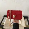 Bolsa transversal de corrente de alta qualidade transfronteiriça para mulheres, novo modelo outono 2026, bolsa de ombro matelassê de diamante, bolsa quadrada pequena simples