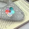 Coreia do Sul Mesmo Estilo Flor de Lantejoula Flor de Sapato Brilho Diamante Miçanga Feita à Mão Estilo Coreano Doce Alto Senso Flor Decorativa para Sapato Joia de Sapato