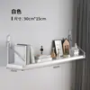 Estante de almacenamiento de pared sin perforaciones, partición de pared montada en la pared junto a la cama, decoración de pared para sala de estar, estante para router, estantería de pared