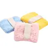 Textura suave como una nube, bola de baño de secado rápido, bolsa de jabón, bolsa para baño con espuma fácil, esponja de baño