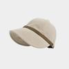 2025 nueva gorra de sol para mujer versátil máscara colgante sombrero de pescador moda circunferencia de cabeza grande cara gorra pequeña al por mayor