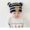 Gorro de Otoño e Invierno para Niños con Forro Polar Engrosado para Bebés Niños y Niñas Lindo Gorro de Punto Gorro de Pescador Súper Lindo Cálido Protección para las Orejas