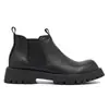 Botas Chelsea de Suela Gruesa Estilo Británico Otoño e Invierno 2025 Botines Cortos para Hombre Botas de Motocicleta de Caña Alta de Una Sola Pierna Modernas