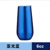 Especial transfronterizo para nuevo vaso swing6oz cáscara de huevo interior y exterior acero inoxidable 304 aislamiento al vacío copa de vino tinto Copa de champán
