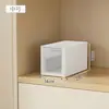 Caja de Almacenamiento Rectangular para Organizar Snacks, Caja de Almacenamiento Estrecha para Gabinetes y Armarios, Almacenamiento para Cuentas de Manualidades