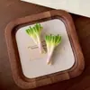 Lindo y Dulce Pasador de Pelo Estilo Vegetal con Diseño Realista de Rábano Verde, Divertido Pasador de Pelo de Vegetal para Flequillo y Cabello Lateral, Accesorio de Pelo para Estudiantes