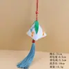 Festival do Barco-Dragão Corda Colorida Bolinho de Arroz Pequeno Sachê de Artemísia Sachê Estilo Antigo Pingente de Chaveiro Repelente de Mosquitos Portátil para Pendurar no Carro