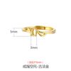 Prata de Lei 925 Porta-Anéis Masculino e Feminino Porta-Anéis Vazio Simples Japonês e Coreano Oval Incrustado Jade Cera de Abelha Ouro 18K Acessórios Porta-Anéis Vazios