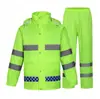 Conjunto de Capa de Chuva e Calça de Chuva para Homens e Mulheres, Fato Dividido de Corpo Inteiro, Camada Dupla Impermeável e Espessado para Uso ao Ar Livre, Adequado para Andar de Bicicleta Elétrica e Entrega