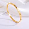 Pulsera de acero de titanio pulsera de pétalos frescos pulsera de diamantes de amor de acero inoxidable de lujo ligero de alta calidad para niñas que no se desvanece