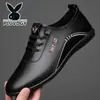[Piel genuina] Zapatos de piel para hombre 2023 nuevos transpirables desodorantes blancos casuales suela suave superficie suave zapatos de piel para hombre
