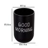 Taza para Enjuague Bucal Doméstica Huisi Taza para Cepillo de Dientes Infantil Taza para Cepillo de Dientes de Pareja Taza 'Buenos Días' de Lujo Ligero Taza para Enjuague Bucal de Bebé