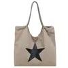Bolso tote retro de moda transfronterizo para mujer 2026 Otoño nuevo bolso de hombro único con estampado de estrellas bolso cruzado de moda
