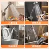 Soporte de ventosa para ducha, soporte para cabezal de ducha de baño sin taladro, fijador de base universal móvil para ducha