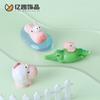 Criativo Bonito Capivara Capivara Boneca Fofa Decoração DIY Acessórios Saco Surpresa Carro Mesa Pequenos Enfeites