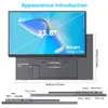 Pantalla portátil de 23.8 pulgadas transfronteriza Pantalla de expansión externa para portátil Pantalla de computadora Xboxps5Switch