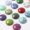 20mm de espessura 5.5-6mm semi-circular anel face pedra artificial DIY caixa de tesouro de jóias incrustada com diamante jóias estilo étnico