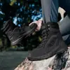 Zapatos de entrenamiento y gaming transpirables, ligeros, de tamaño grande y transfronterizos, diseñados para fuerzas especiales, senderismo al aire libre y combate, con construcción duradera y diseño de media a alta caña para hombre.