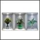 Pegatina de pared con marco de fotos 3D de simulación de flores y plantas verdes, para dormitorio, sala de estar, TV, fondo, autoadhesiva