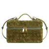 2026 Nueva Bolsa de Lonchera Tejida Retro Cuero Genuino Mate Bolso de Mano de Alta Gama para Mujer Bolso Pequeño de Hombro Cruzado