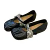 Sapatos Mary Jane Khaki Estilo Francês Doudou para Mulheres, Novos Sapatos de Bico Redondo Outono e Inverno 2026 para Combinar com Saias