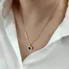 Collar Clavícula de Acero de Titanio con Diseño de Nicho Simple y Elegante al por Mayor para Mujeres, Nuevo en 5 Años, con Cintura Pequeña