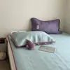 Juego de Tres Piezas de Mat de Enfriamiento de Seda de Leche y Seda de Hielo para Verano, para Uso en Casa, Colchoneta Refrigerante para Aire Acondicionado, Sábana Refrigerante para Cama, Colchoneta Suave Lavable a Máquina, Almohadilla Refrigerante de Verano