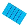 Molde de Silicona para Decoración de Pasteles de Bloques de Construcción de 10 Piezas Molde de Chocolate Venta Directa de Fábrica Molde para Cubitos de Hielo Caramelo Niños DIY