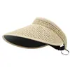 Chapéu de Sol para Férias Estilo Francês com Aba Larga, Respirável, Dobrável, Proteção Solar, Chapéu de Praia Moderno para Mulheres
