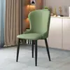 Cadeira moderna de encosto luxo leve, cadeira de lazer para restaurante, cadeira de jantar nórdica para cafeteria e hotel, banqueta simples de uso doméstico com encosto espesso