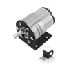 Motor de CC con Reductor JGB37-520 en Miniatura Control de Velocidad Adelante Reversa 6V/12V/24V Motor para Coche de Tracción en las Cuatro Ruedas