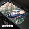 Alfombrilla de Ratón Anime Estilo Japonés Mar de Flores Costero, Extra Grande para Uso en Gaming y Oficina, Engrosada, Antideslizante, con Bordes Reforzados para Escritorio de Computadora